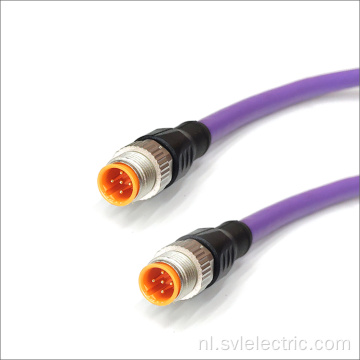 DeviceNet-kabel M12 A-code DIN-connector